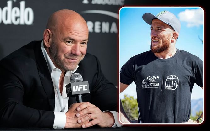 Dana White reacts to "awesome" Merab Dvalishvili cutting his own stitches: "I think he's just f**king with me now"