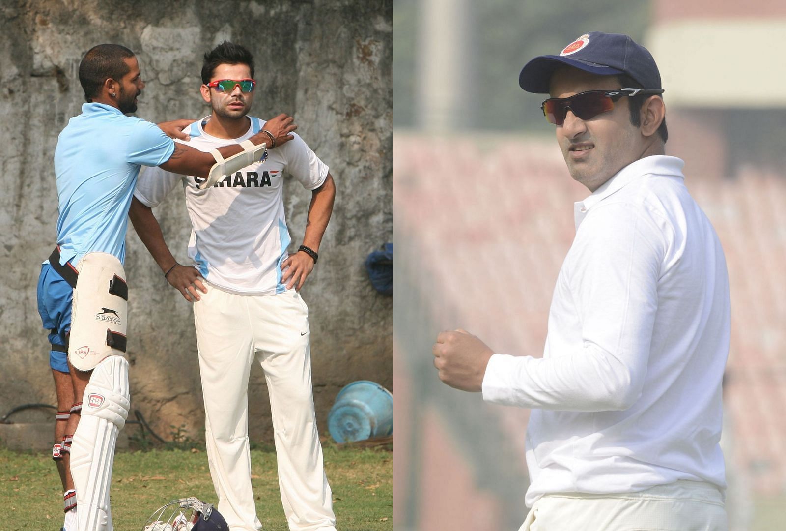 Shikhar Dhawan, Virat Kohli and Gautam Gambhir in the old Ranji Trophy days. (PC: Getty)