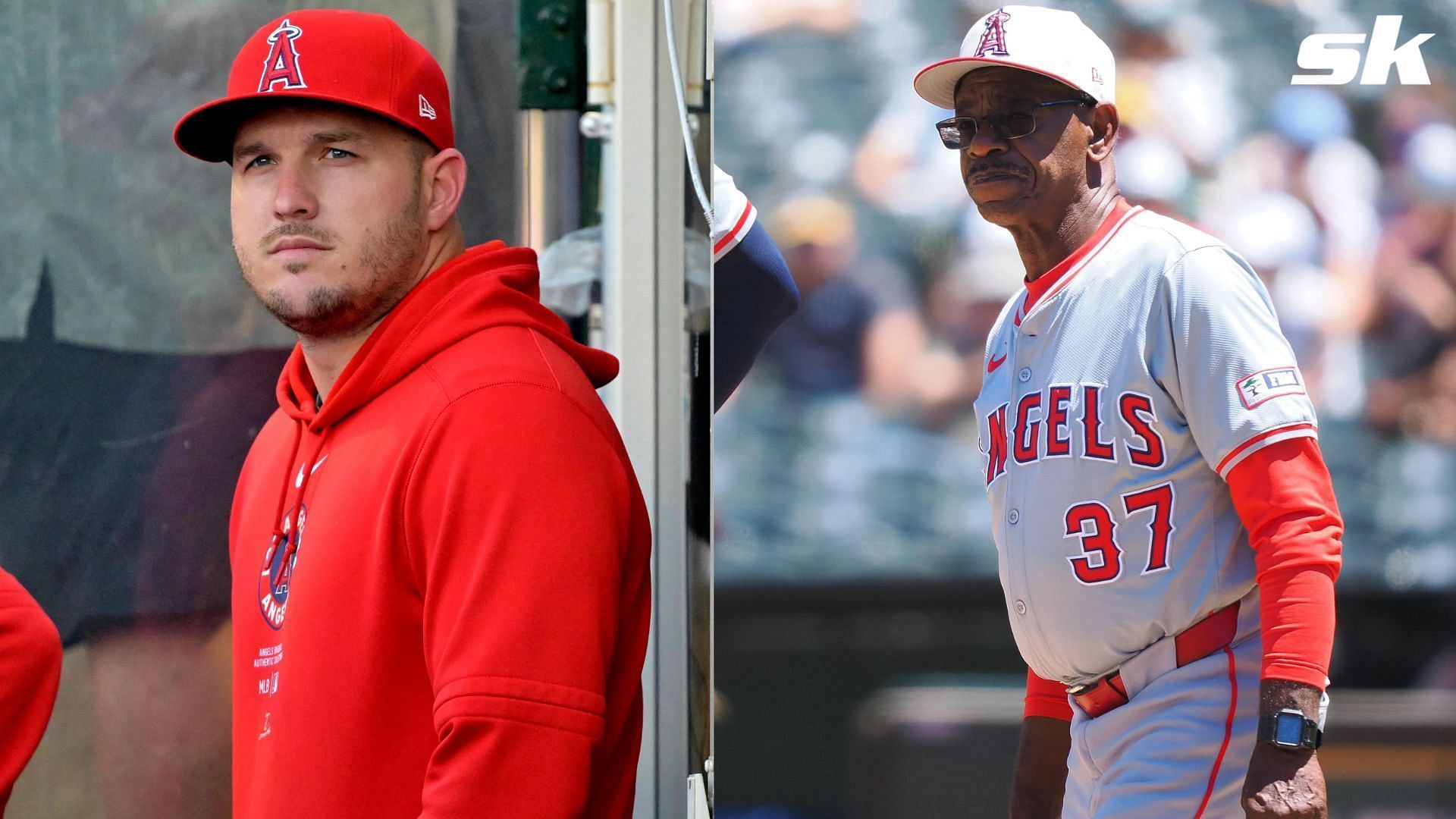 Angels manager Ron Washington gave some heart-felt advice to Mike Trout in regards to his season-ending injury (Photo Source: IMAGN)
