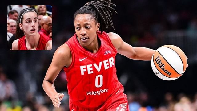 Kelsey Mitchell opens up on chemistry with Caitlin Clark. (Photos from Indiana Fever X page)