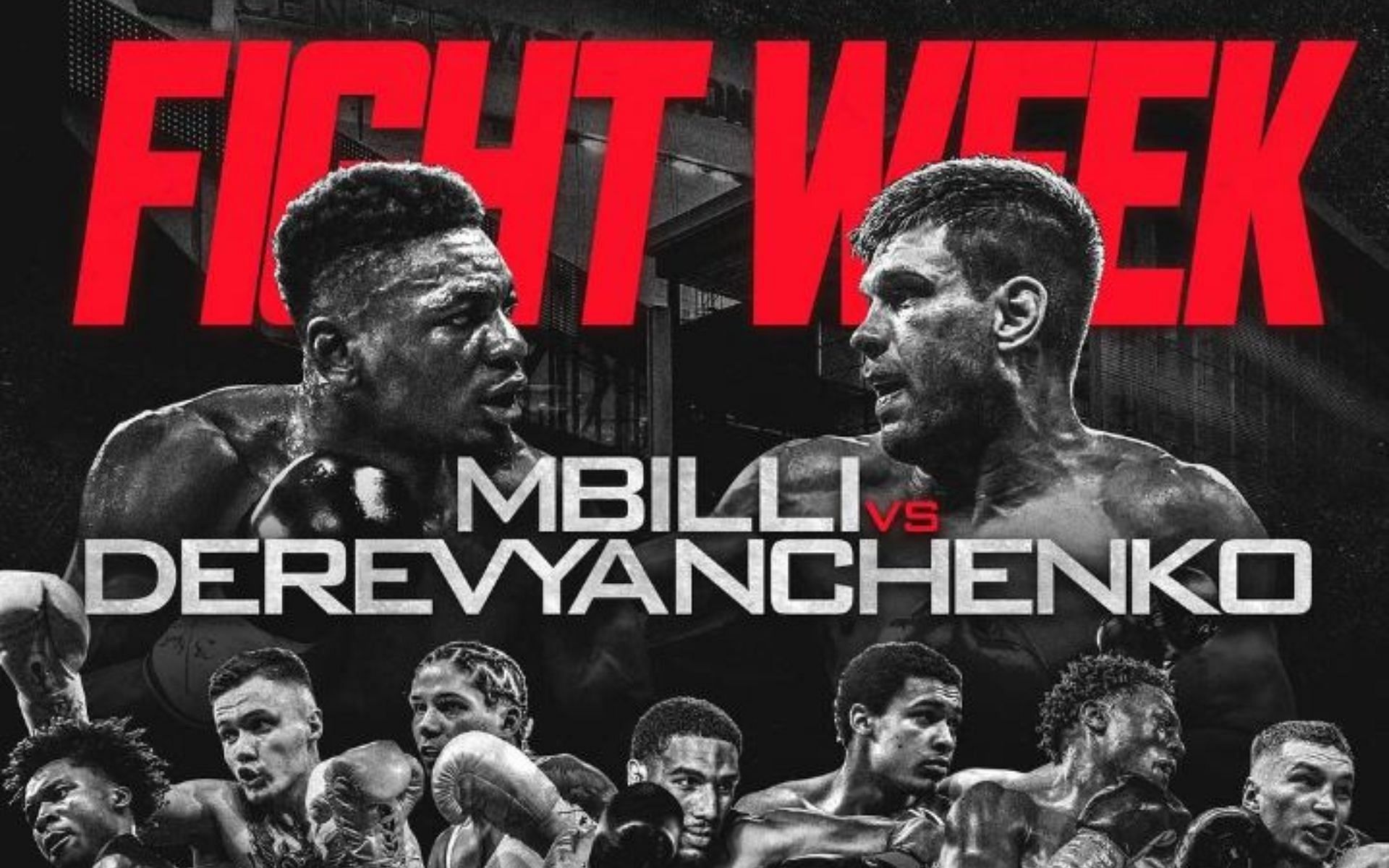 Christian Mbilli vs. Sergiy Derevyanchenko fight poster. [Image credit: @chris_mbilli on Instagram]