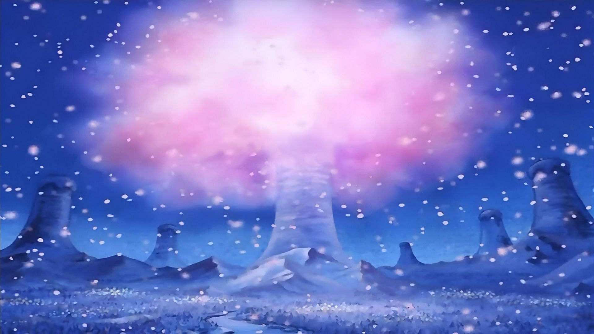 The Drum Island as seen in the anime (Image via Toei Animation)