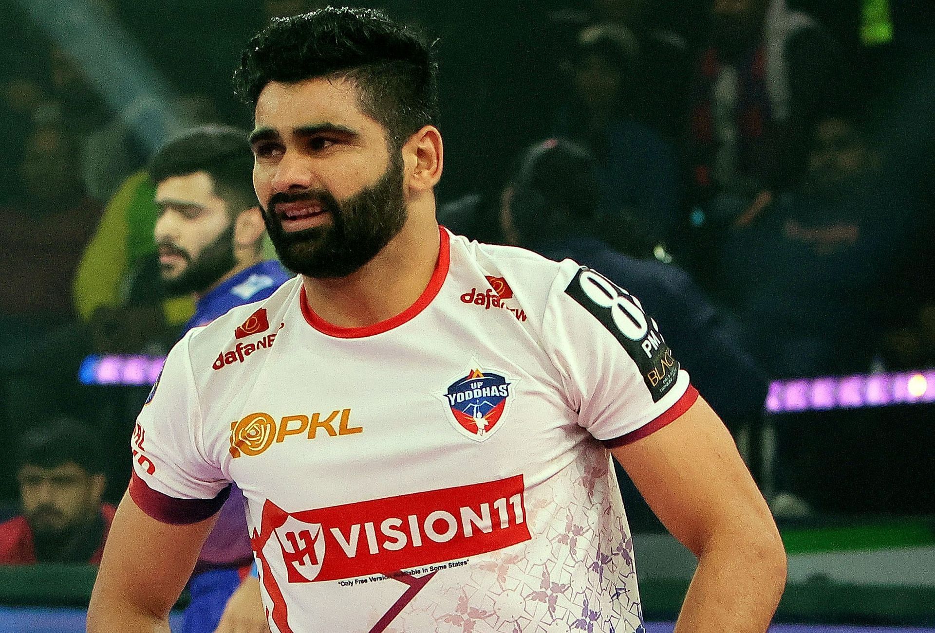 Pardeep Narwal is back at the Bulls. (Image via PKL Media)