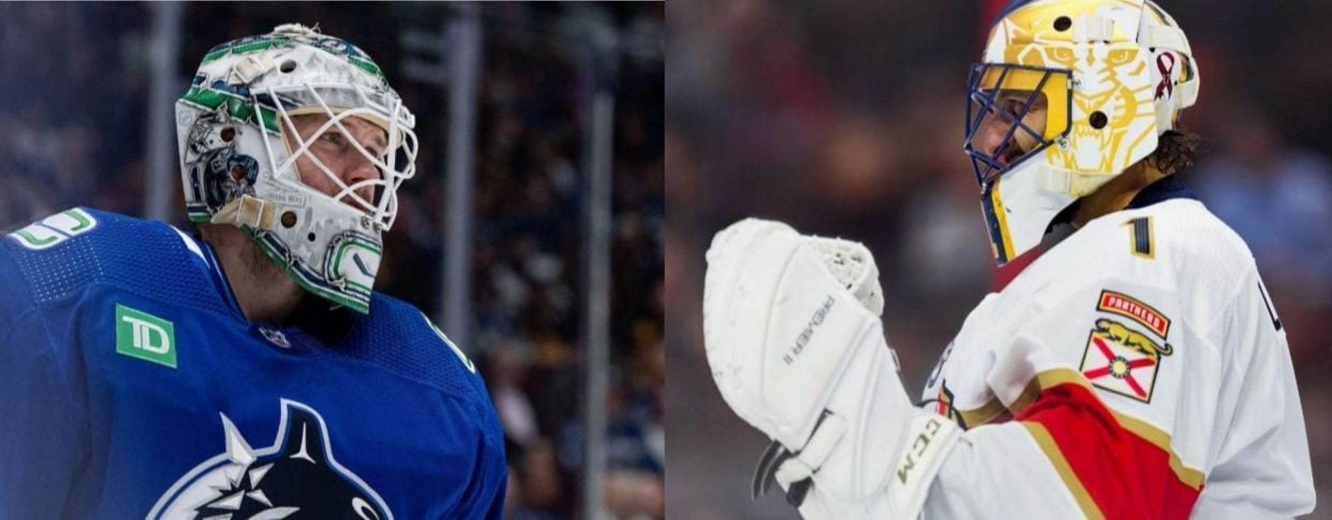 Thatcher Demko and Roberto Luongo - Image Source - Getty