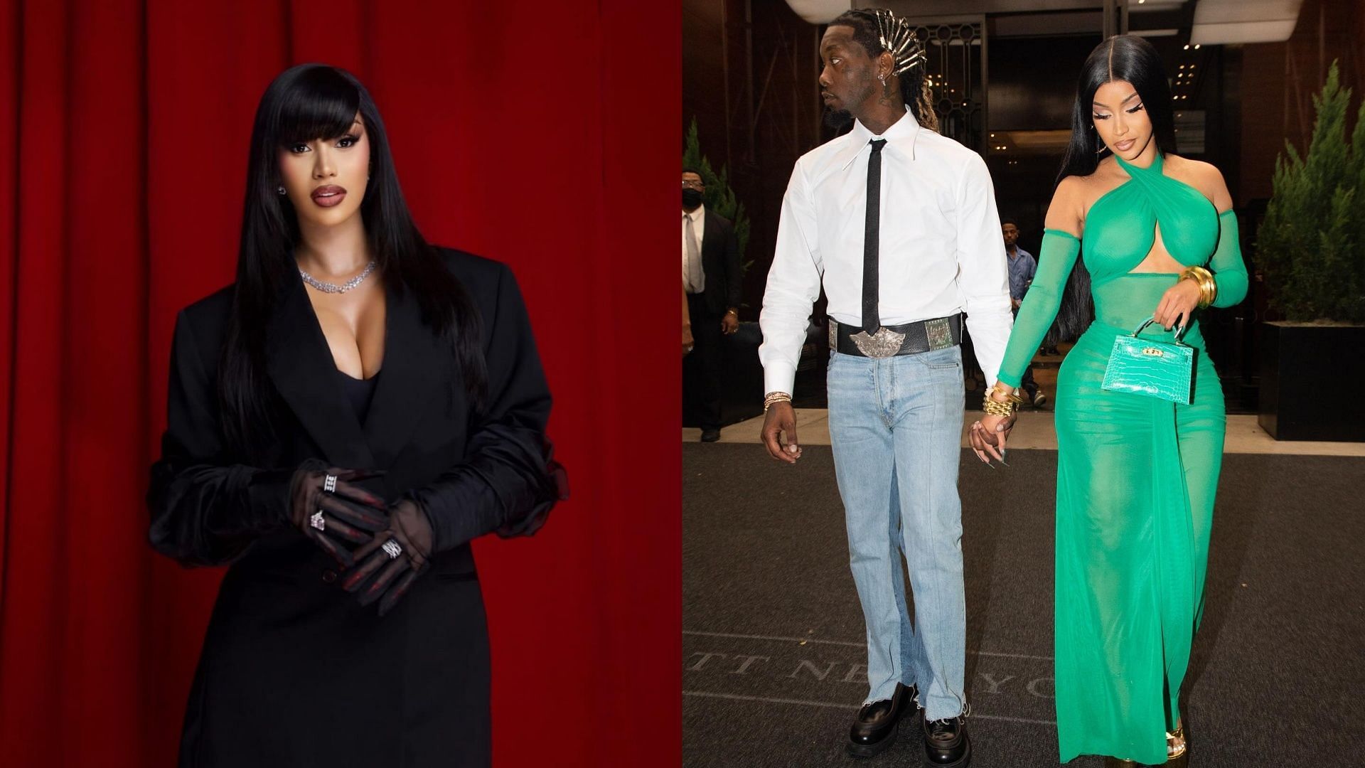 Cardi B defended estranged husband Offset amid rumors of the latter being unsupportive (Image via Instagram/@cardib)