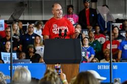 "This is the craziest DNC" — Internet reacts as UAW President Shawn Fain quotes Nelly's song to roast Trump
