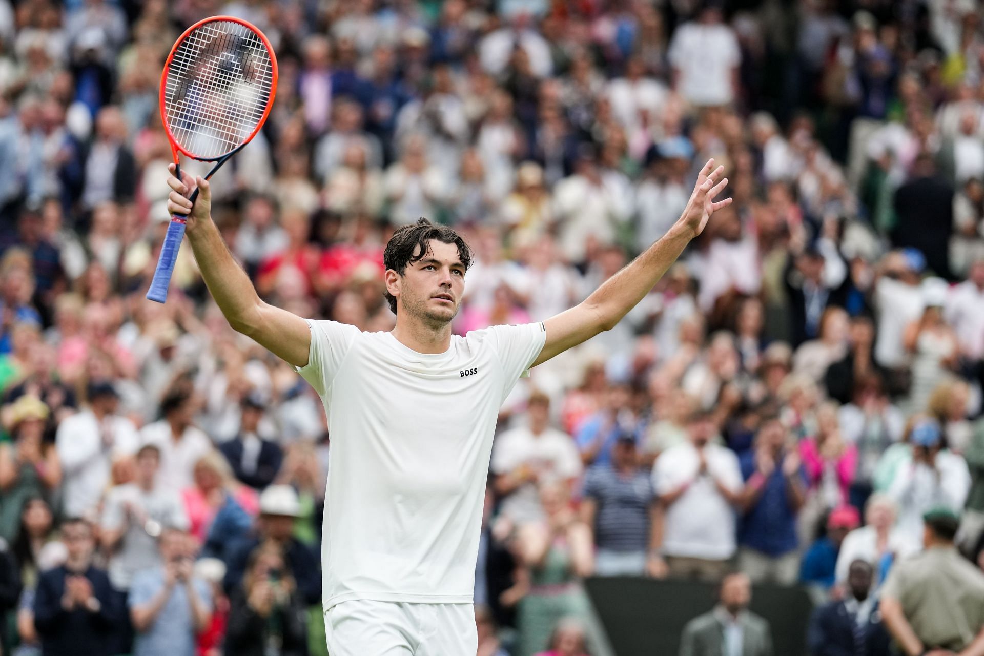 Taylor Fritz at Wimbledon 2024. (Photo: Getty)