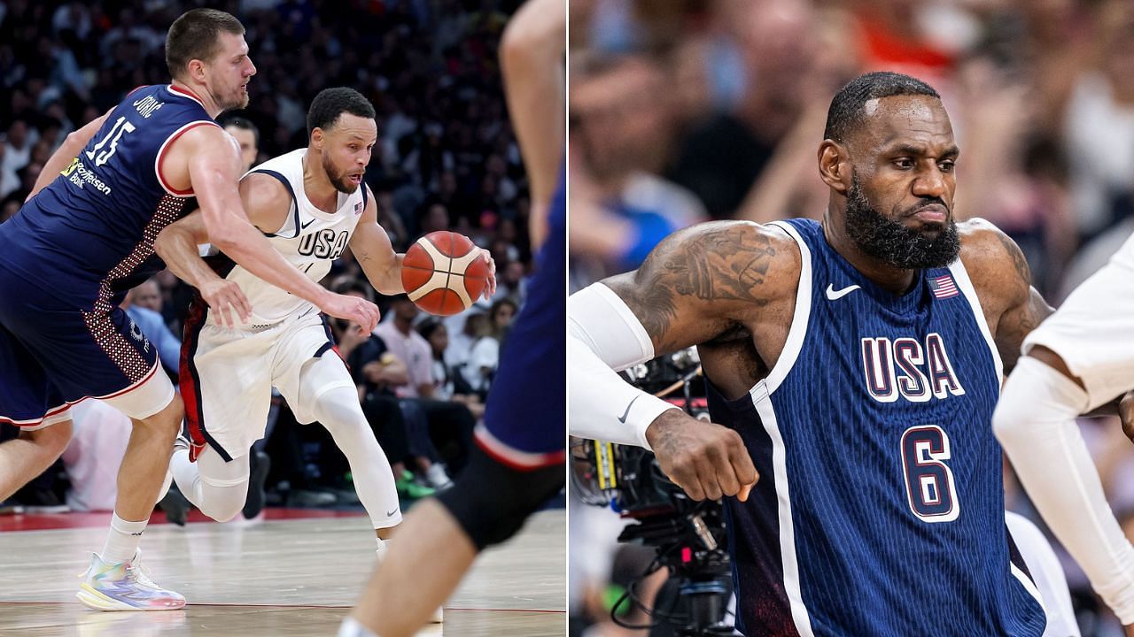 3 reasons why LeBron James and Steph Curry should not share the floor for Team USA (Images via Getty)