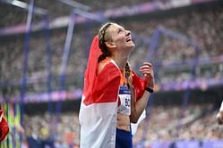 "A ridiculous absolutely ridiculous athlete" - Fans in awe as Femke Bol leads Dutch to 4x400m mixed relay gold with solid anchor run at Paris Olympics