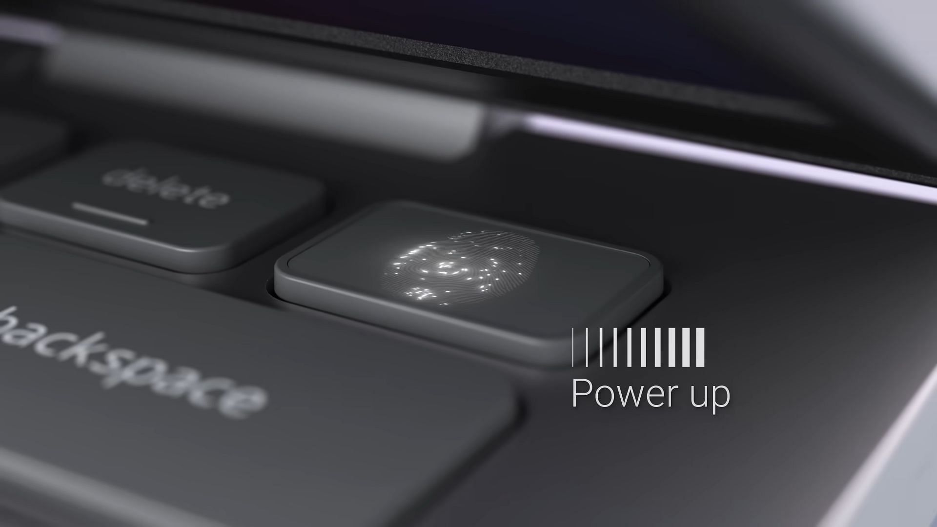 The built-in fingerprint sensor is accurate and responsive (Image via Dell)