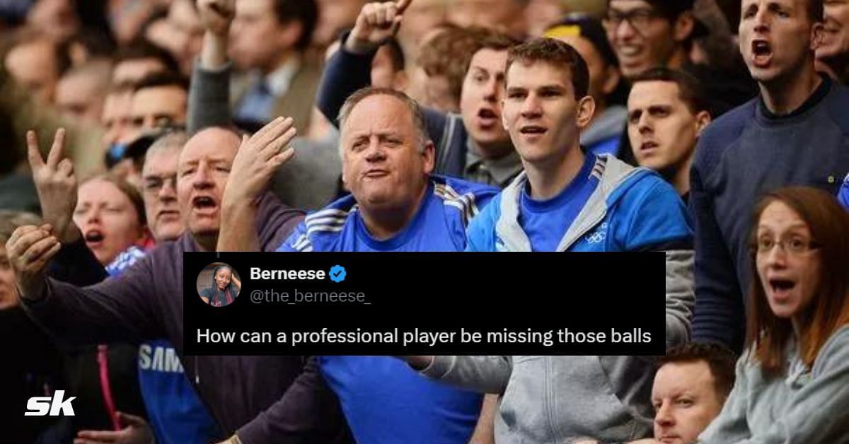 Fans in disbelief as Chelsea star misses sitter in UECL qualifier
