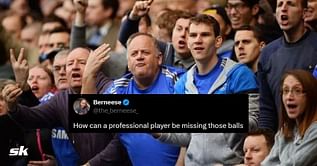 "How can a professional player be missing those" - Fans in disbelief as Chelsea star misses sitter in UECL qualifier