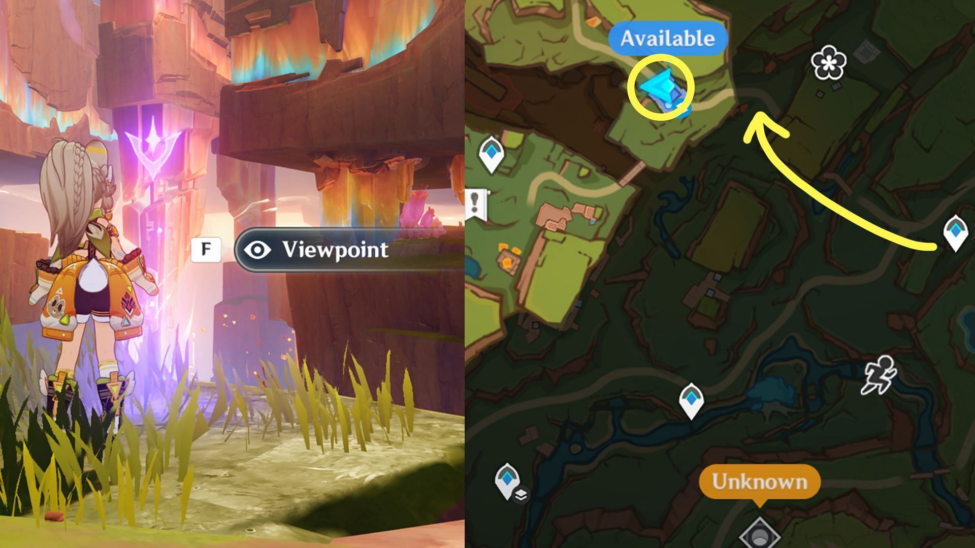 Location of Viewpoint #3 (Image via HoYoverse)