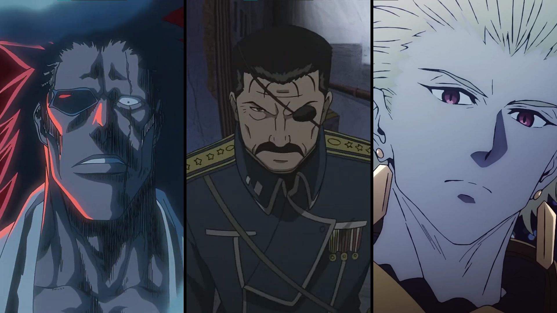 Anime swordsmen who will embarrass Fuhrer Bradley (Images via Studio Pierrot, Bones, A-1 Pictures)