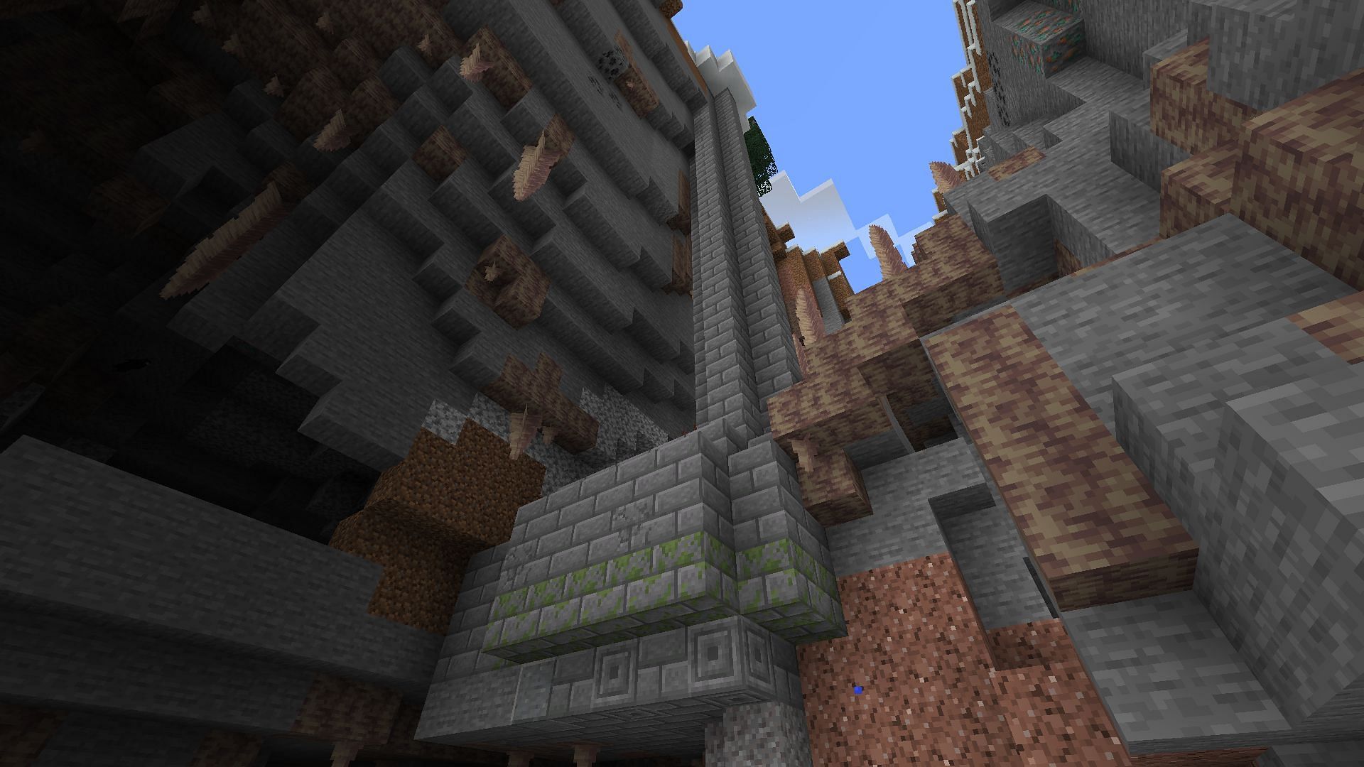 The exposed igloo basement (Image via Mojang)