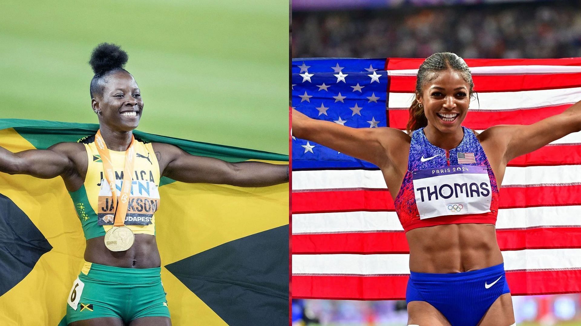 Gabby Thomas speaks on Shericka Jackson&rsquo;s absence from women&rsquo;s 200m at Paris Olympics- Source: Getty Images