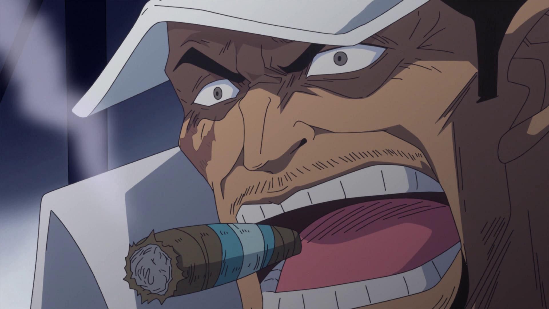 Sakazuki &quot;Akainu&quot; (Image via Toei Animation)