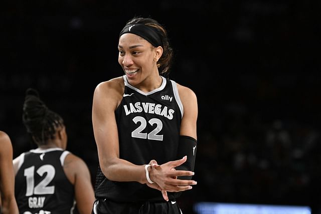 Watch: A'ja Wilson receives 2024 Dawn Staley Community Leadership Award before Aces vs Lynx tip-off