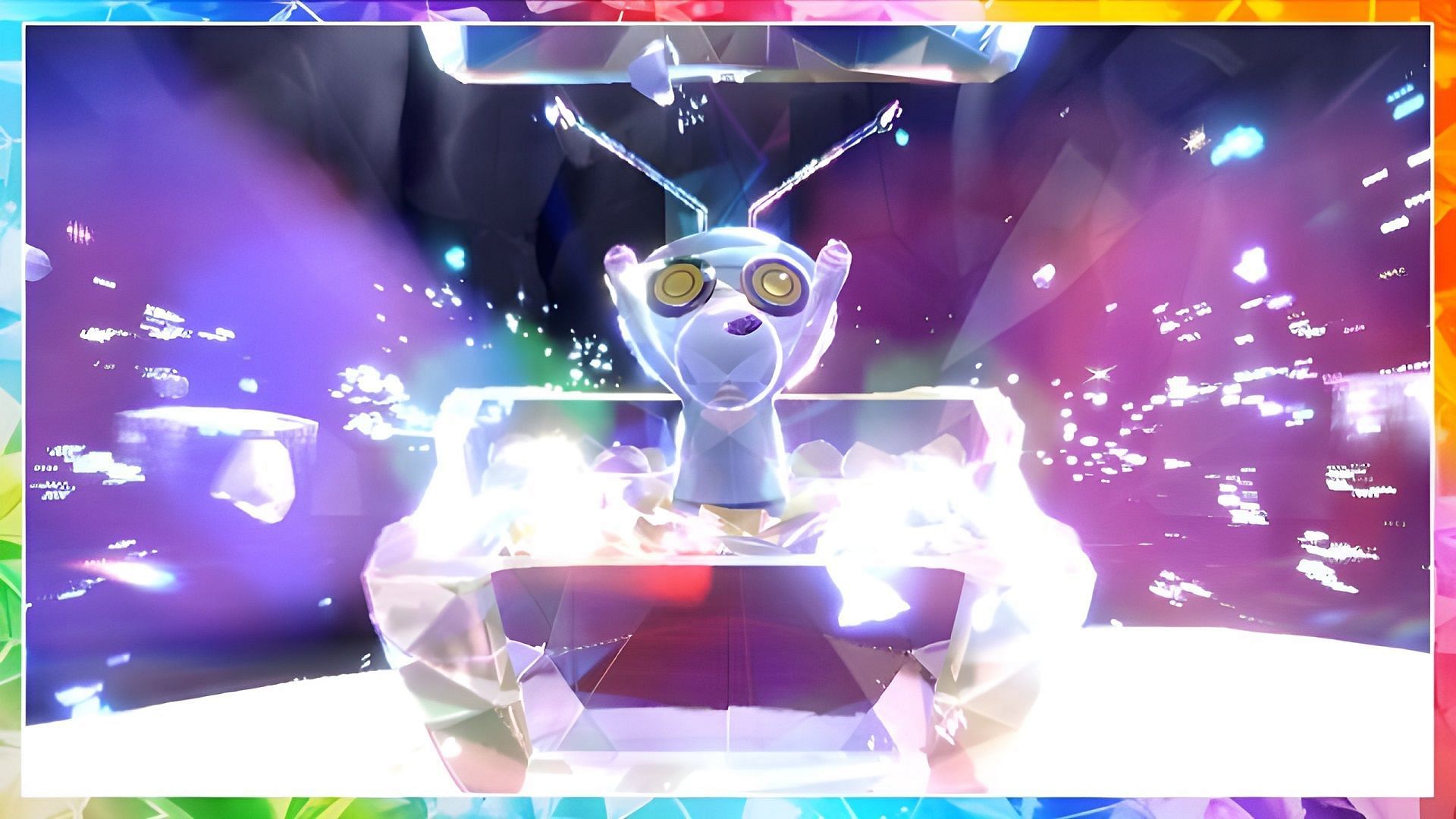 Pokemon Scarlet and Violet players can raid Chest Form Gimmighoul in 1 and 5-star Tera Raids during the championship events (Image via The Pokemon Company)