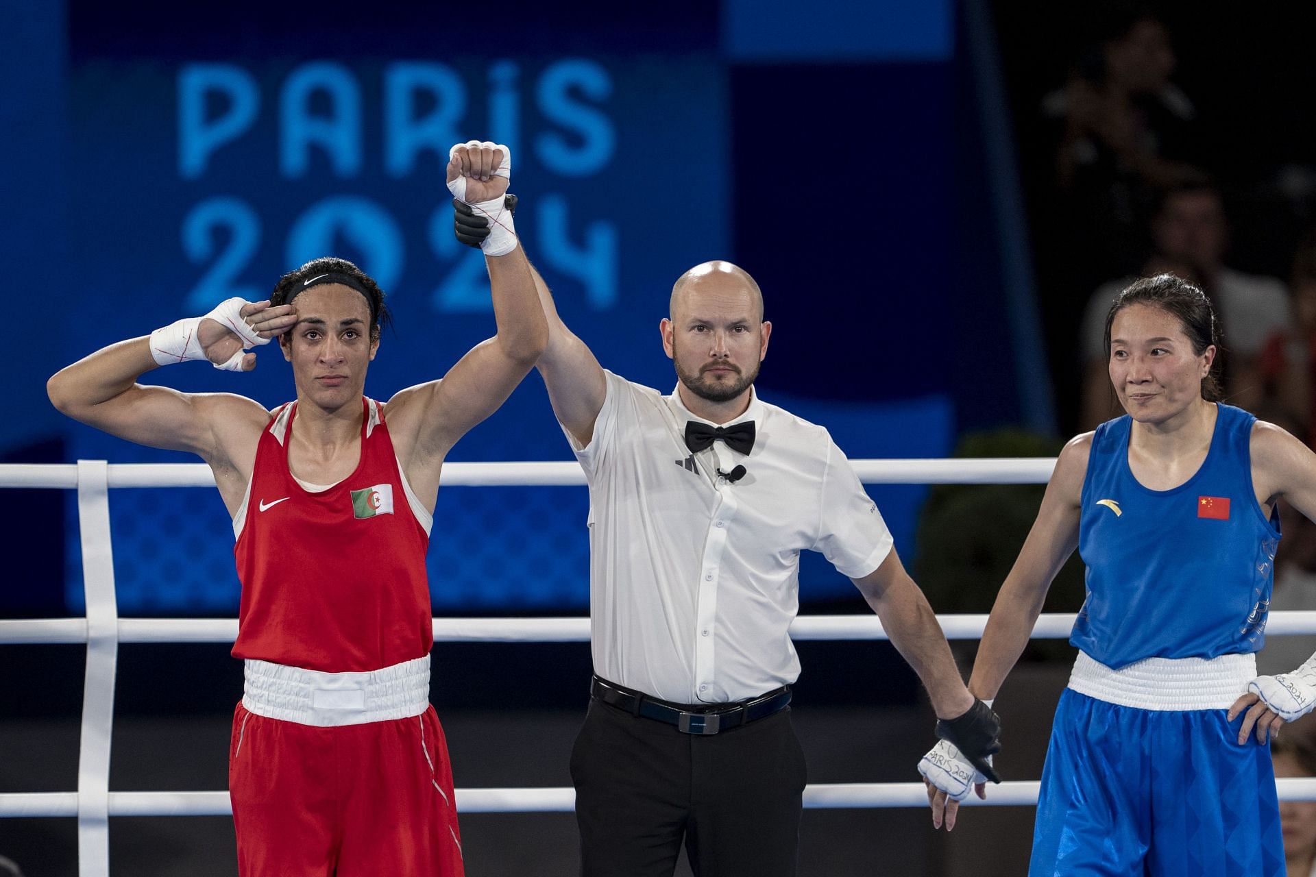 Imane Khelif&#039;s participation at the Paris Olympics drew criticism - Source: Getty