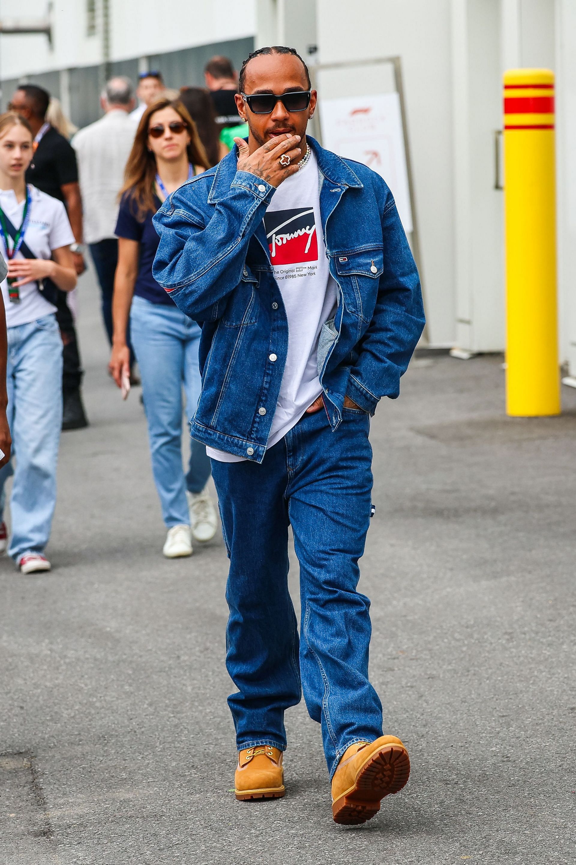 Hamilton during the 2024 F1 Canadian GP (Photo by Kym Illman/Getty Images)