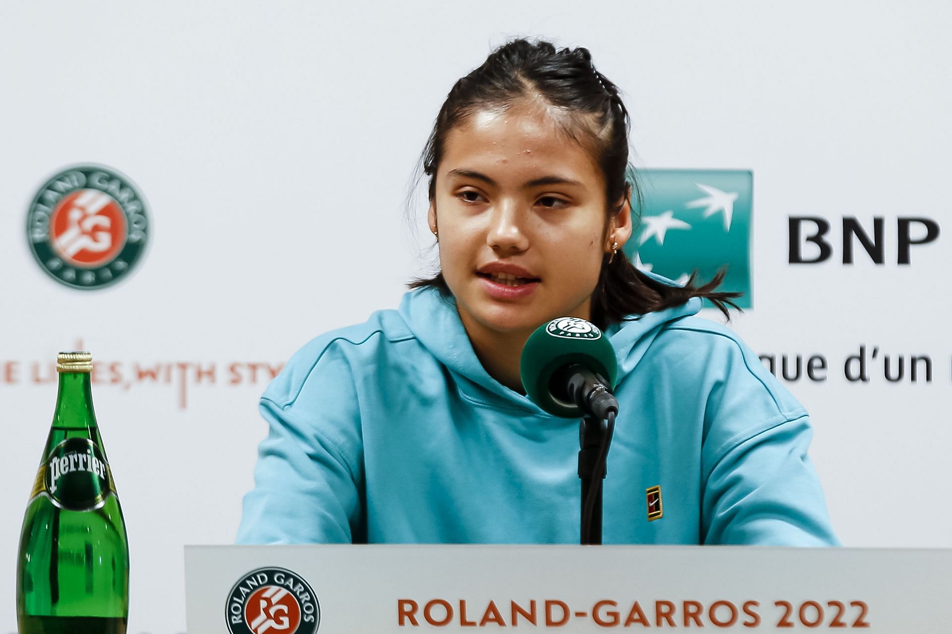 Emma Raducanu at the 2022 French Open (Source: Getty Images)