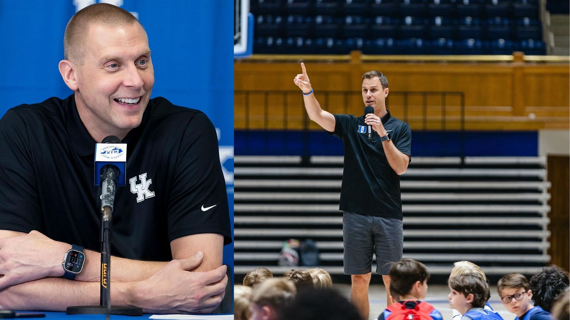 Jon Scheyer and Mark Pope (Images via Instagram/Jon Scheyer and Mark Pope)