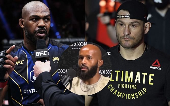 Demetrious Johnson discusses Jon Jones vs. Stipe Miocic, says the fight doesn't need a title: "That's a legend fight"
