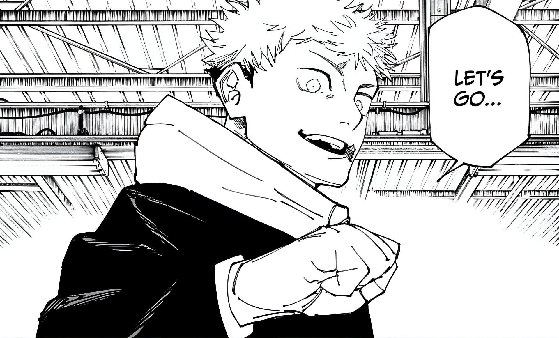 Yuji Itadori as seen in Jujutsu Kaisen manga (Image via Shueisha)