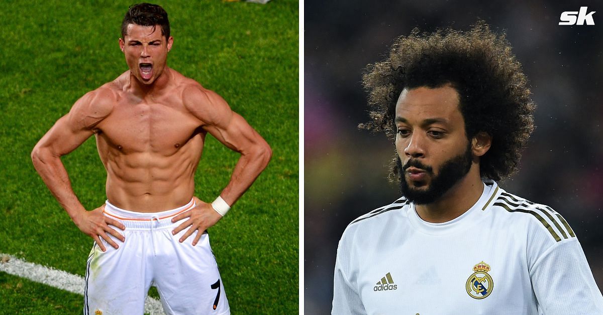 Cristiano Ronaldo (left) &amp; Marcelo (right)