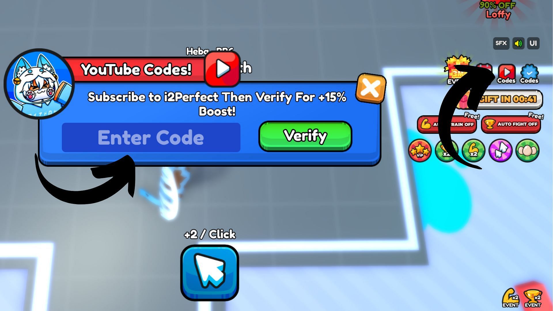 Redeem codes in Chair Battle Simulator (Image via Roblox || Sportskeeda)