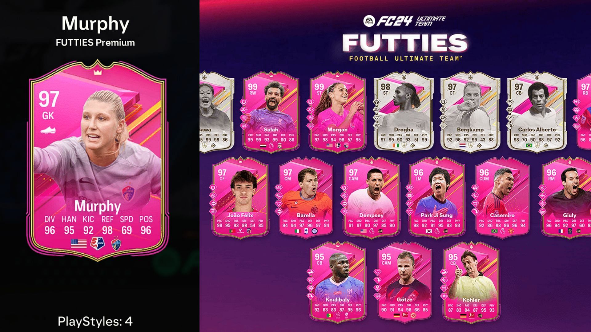 EA FC 24 Casey Murphy FUTTIES Premium SBC