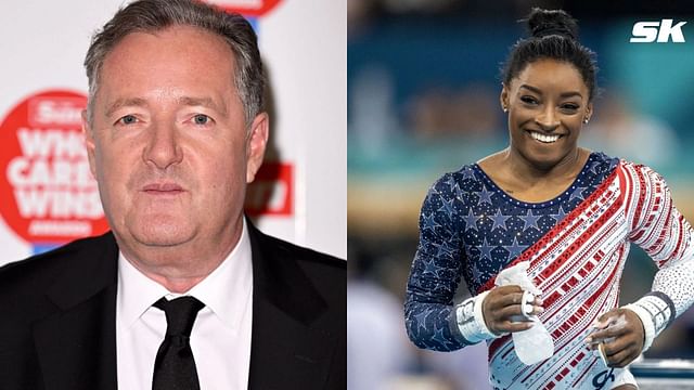 Piers Morgan and Simone Biles