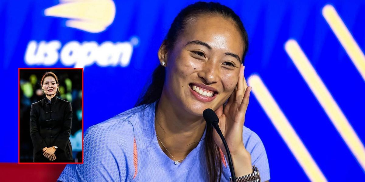 Li Na (inset), Zheng Qinwen (Images: All via Getty)