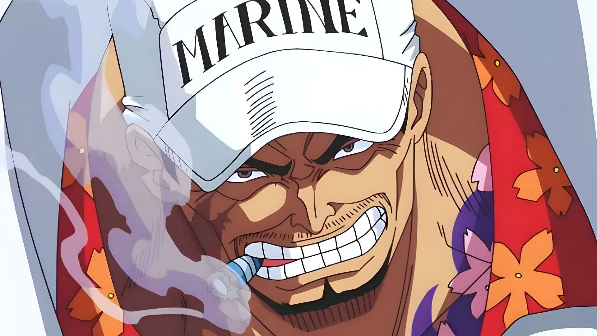 Akainu as seen in the anime (Image via Toei Animation)