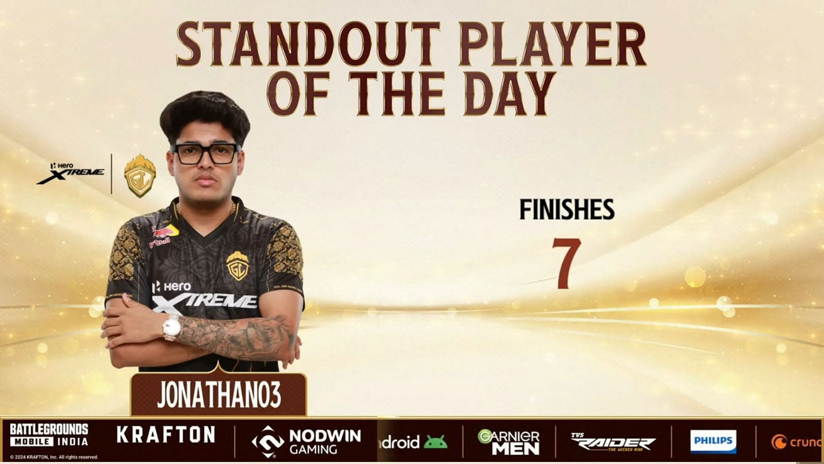 Jonathan was standout player of Domination Week Day 4 (Image via YouTube/Nodwin Gaming)