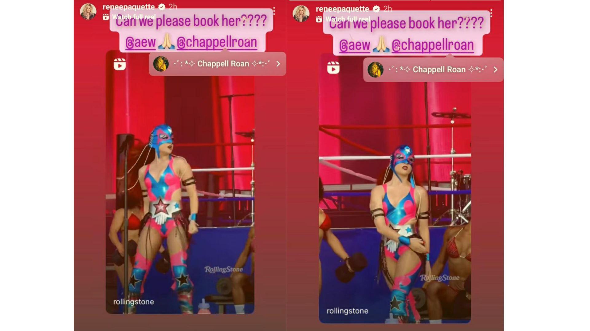 Renee Paquette wants AEW to &quot;book&quot; musician Chappell Roan [Image credits; Instagram]