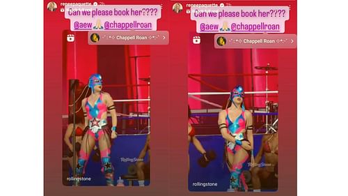 Renee Paquette wants AEW to "book" musician Chappell Roan [Image credits; Instagram]