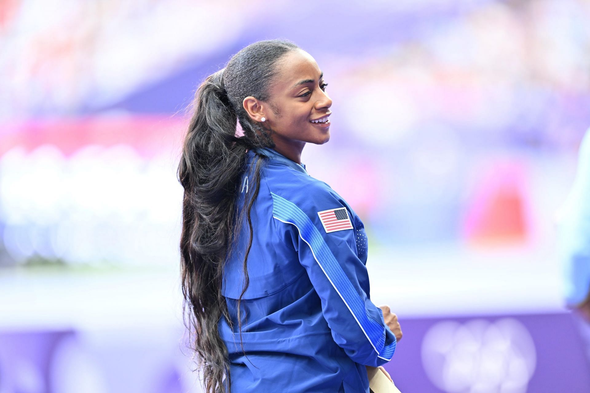 Sha&#039;Carri Richardson at the 2024 Paris Olympics (Source: Getty)