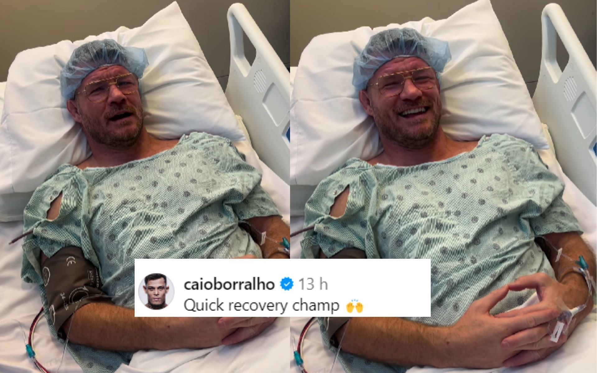 MMA pros extend best wishes to Michael Bisping ahead of surgery [Images courtesy: @mikebisping on Instagram]