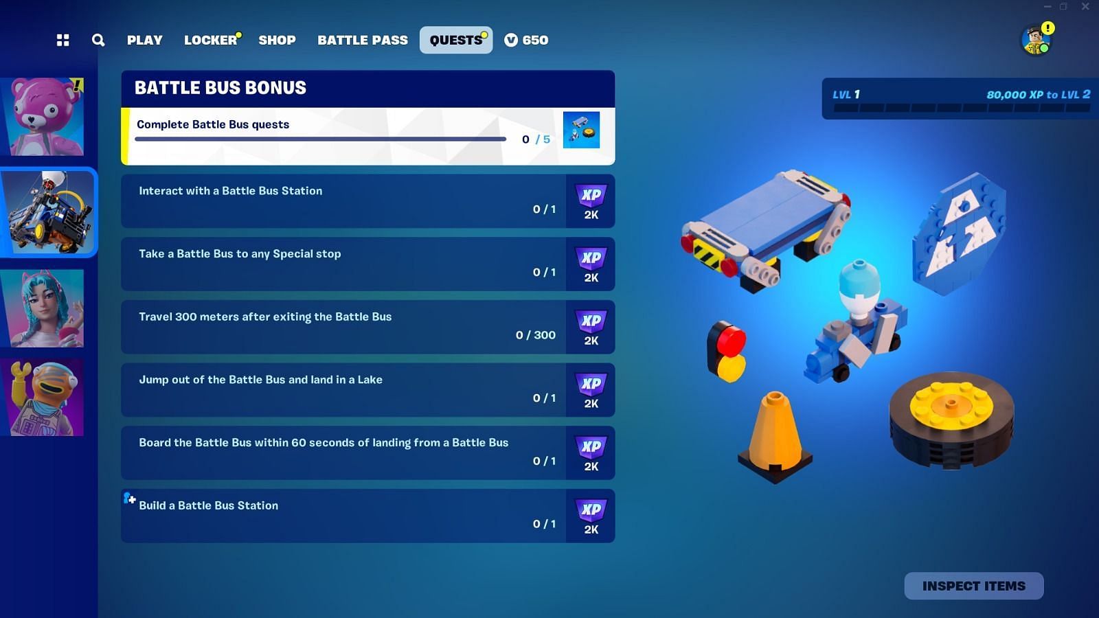 Battle Bus Quests (Image via Epic Games)