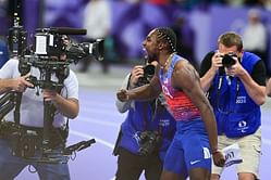 Top 5 hilarious memes from Noah Lyles' 100m win at Paris Olympics 2024 ft U.S. basketball team