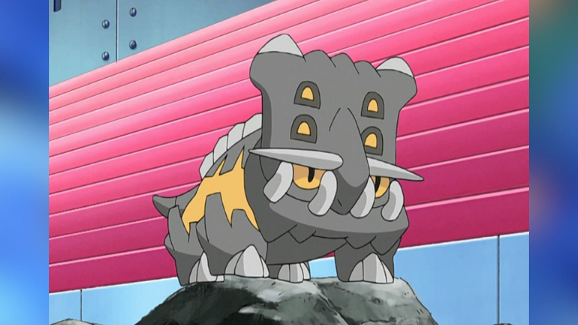 Bastiodon, as seen in the anime (Image via TPC)