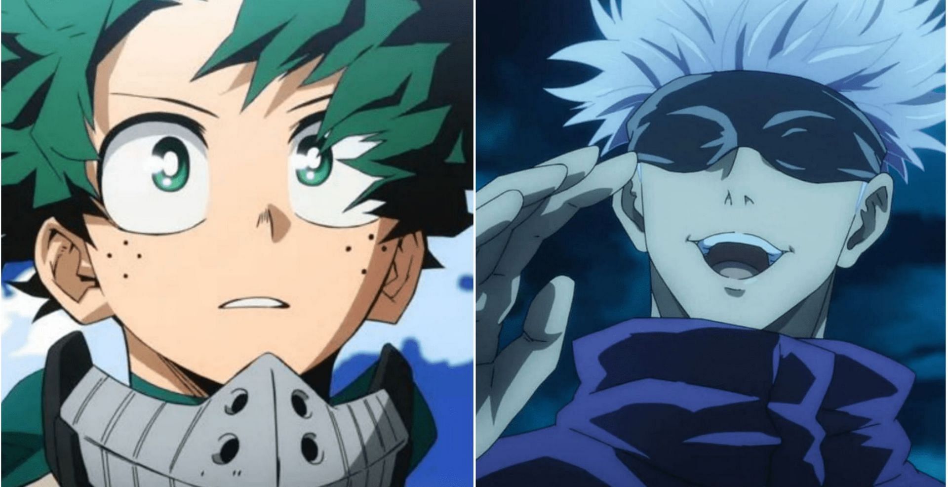 Izuku Midoriya and Gojo Satoru (Image via Sportskeeda)