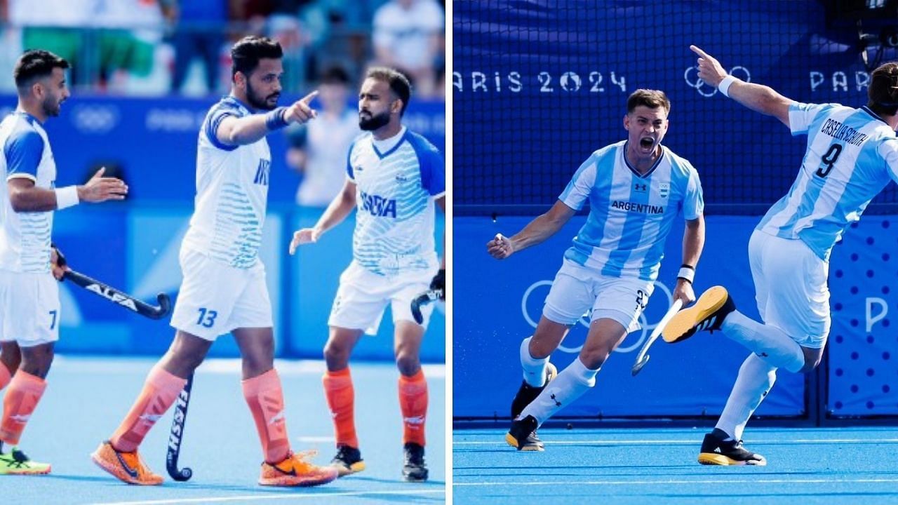 India vs Argentina (photo credit: instagram/arg_fieldhockey, x.com/@mr_akhtar_17