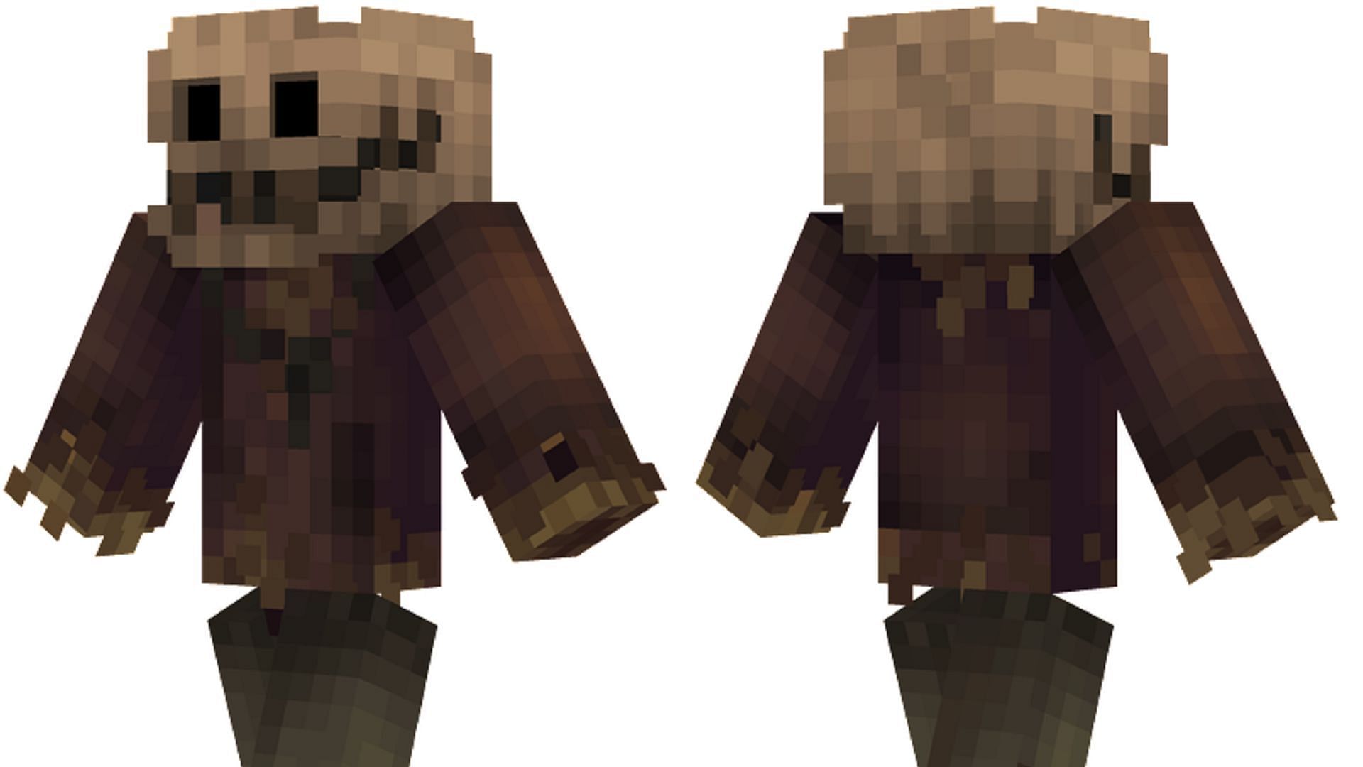 A scarecrow like this could unsettle more than a few players, especially once it starts moving (Image via AmericanS/Minecraftskins.net)