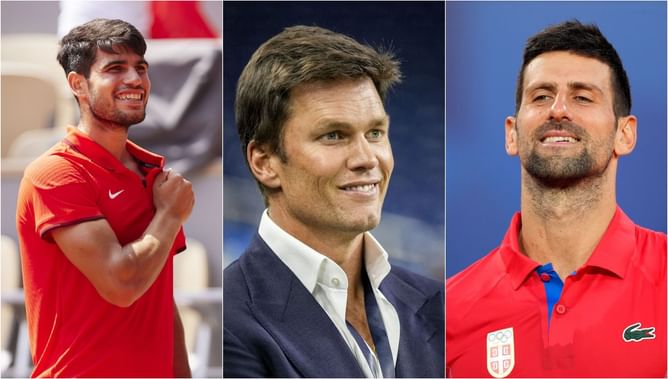 Tom Brady lands in Paris for Carlos Alcaraz-Novak Djokovic epic Olympic gold medal showdown