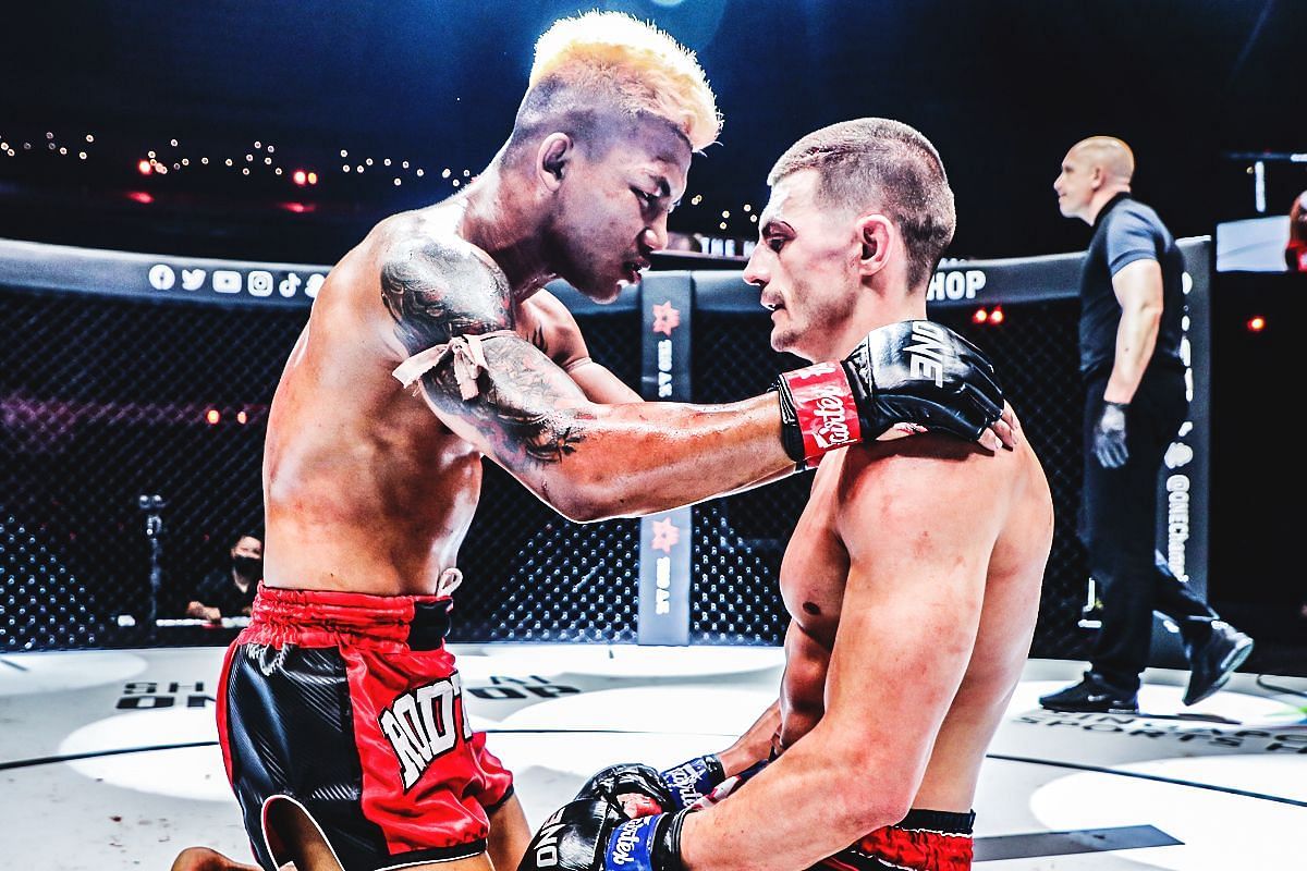 Rodtang Jitmuangnon and Jacob Smith | Image credit: ONE Championship