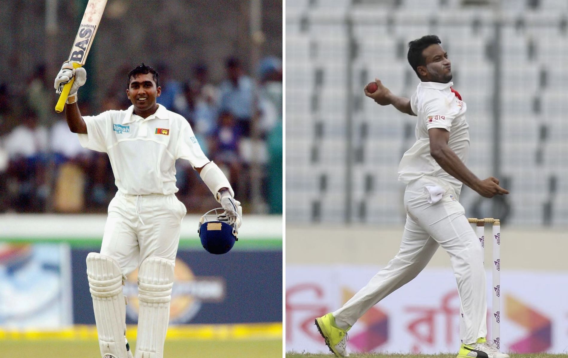 Mahela Jayawardene and Shakib Al Hasan went toe-to-toe the last time a Test match had a Rest Day [Credit: Getty]