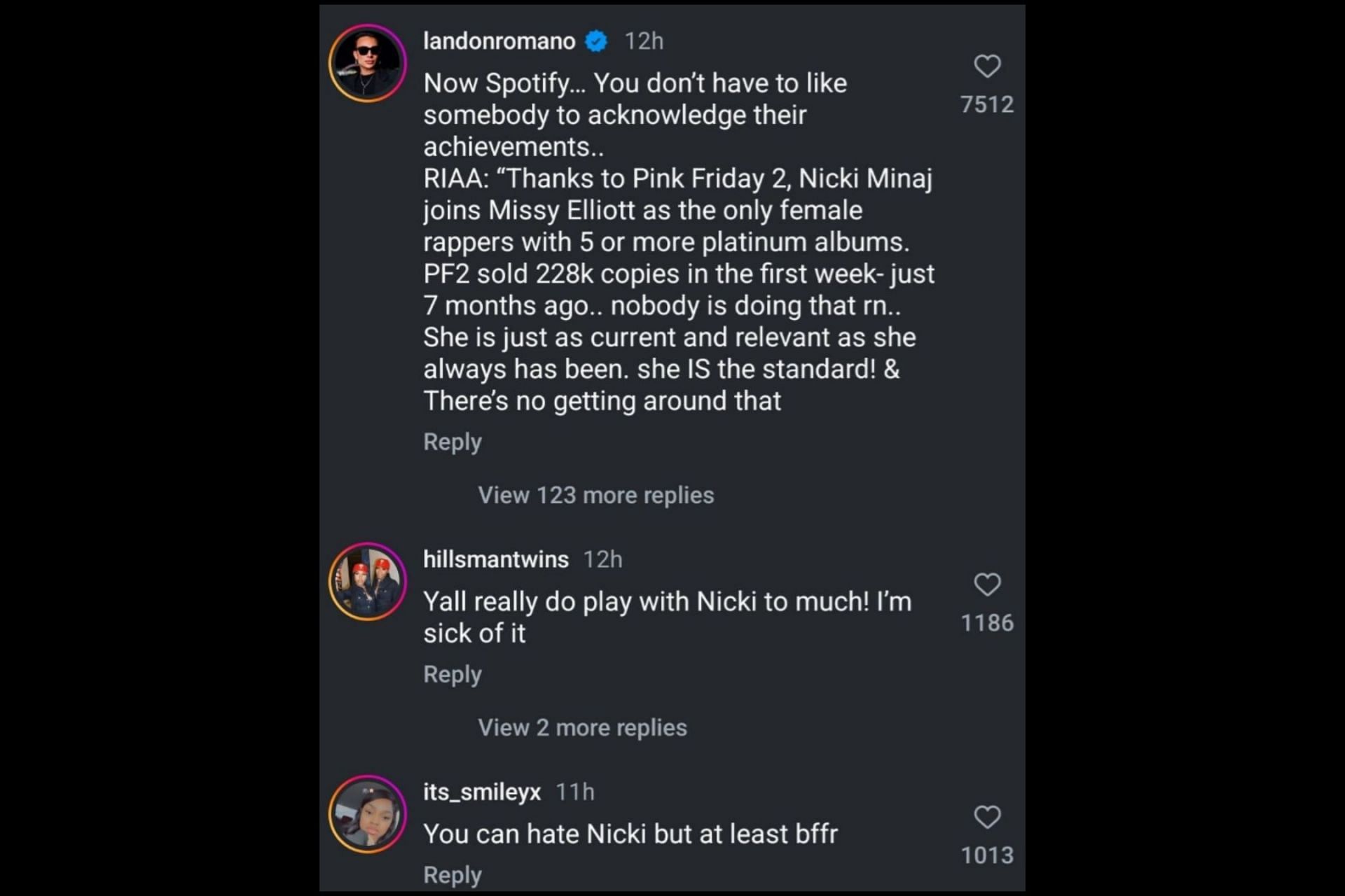 Netizens reacts to Nicki Minaj&rsquo;s exclusion from the event (Image via Instagram)